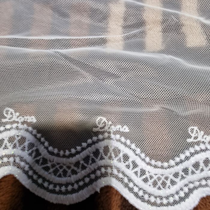 Firanki z haftem 2 szt