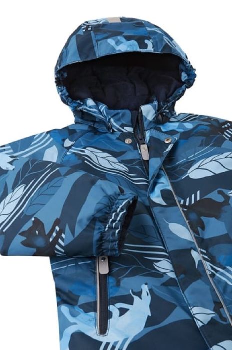 Kombinezon zimowy "Puhuri" niebieski 86 92, wodoodporny ocieplany deep