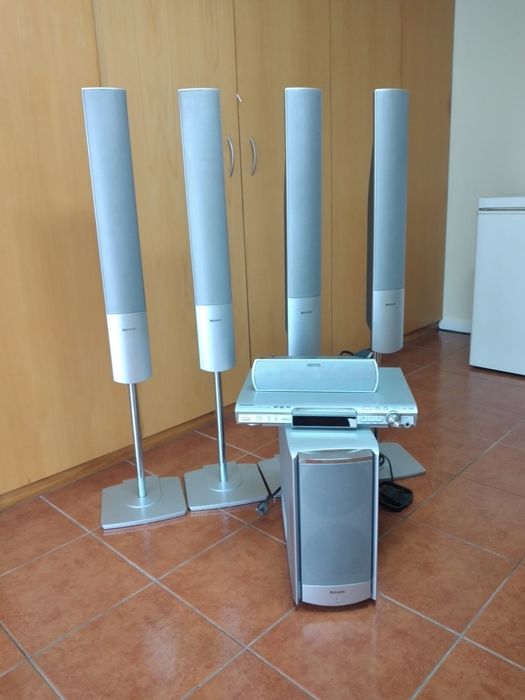 Sitema de som + leitor de DVD