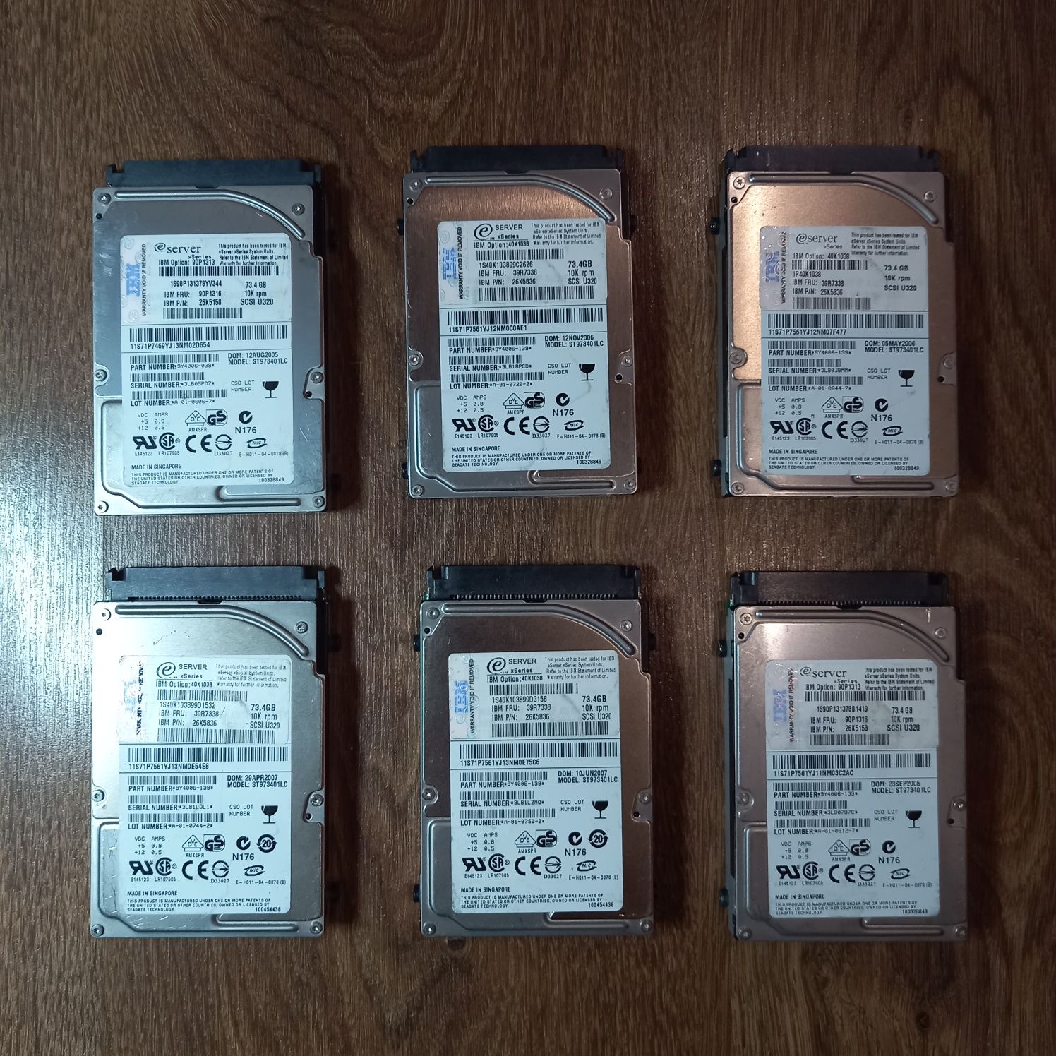 Жорсткі диски серверні 2,5 IBM 73,4 Gb 10 K