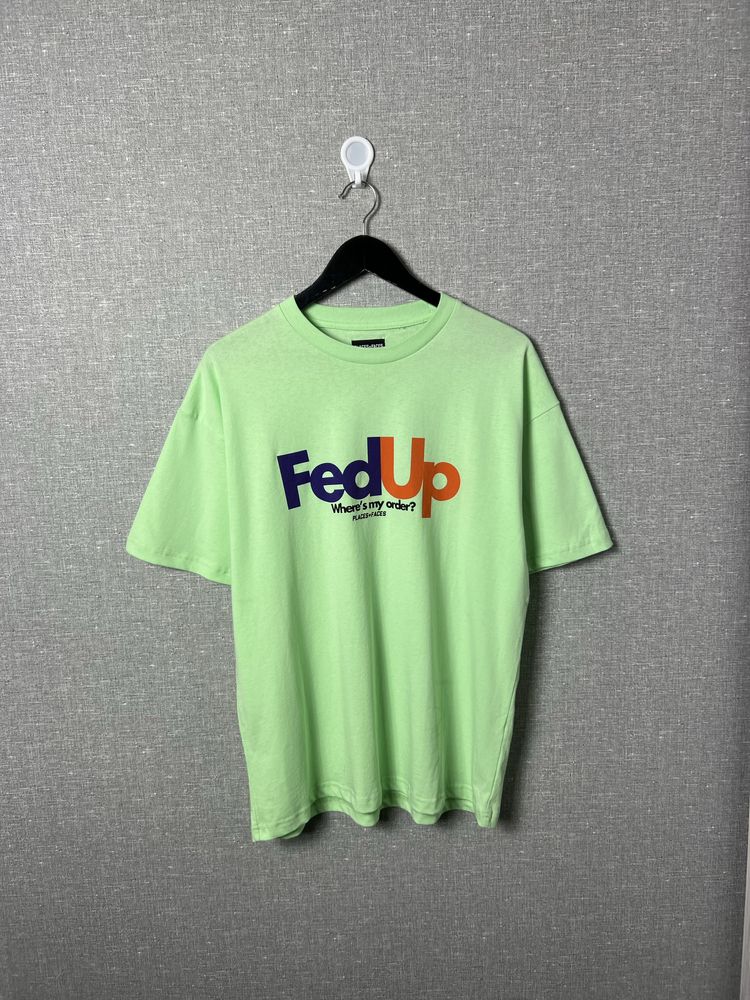 (Розмір L) Футболка Places+Faces FedUp Tee, Бавовна Оригінал Fedex