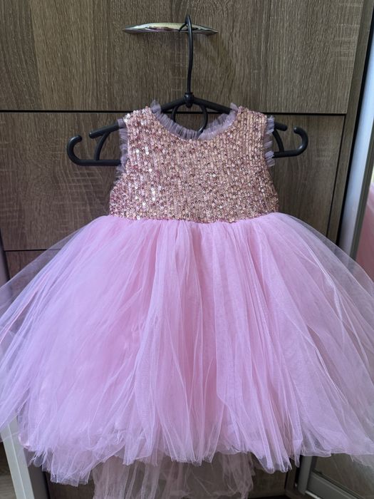 Сукня пишна плаття фатин рожева