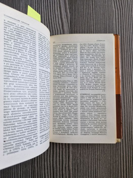 A3399. "Mały słownik pisarzy angielskich i amerykańskich" Praca zbioro