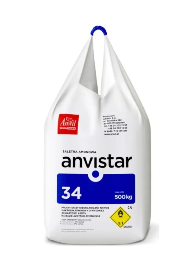 Saletra amonowa Anvistar worki 25kg.