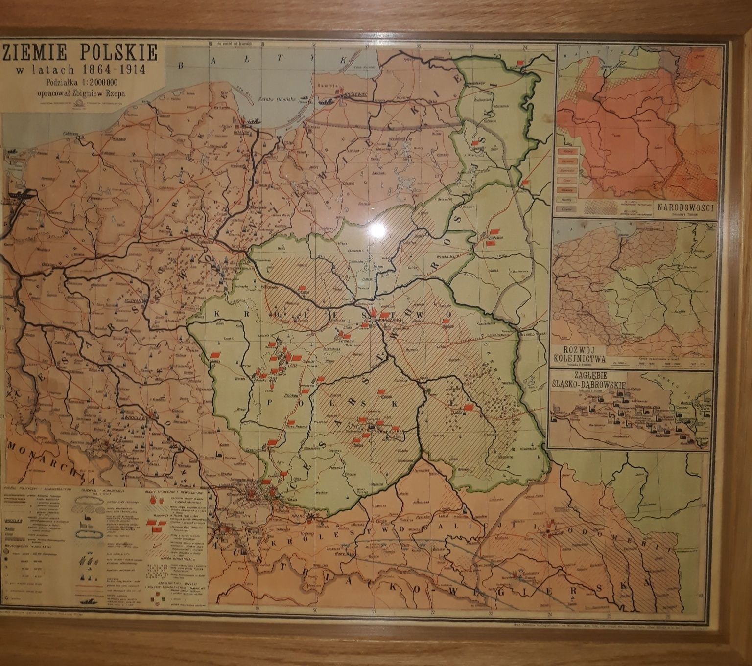 Stare Mapy  Polski i Europy. Cena za obie.