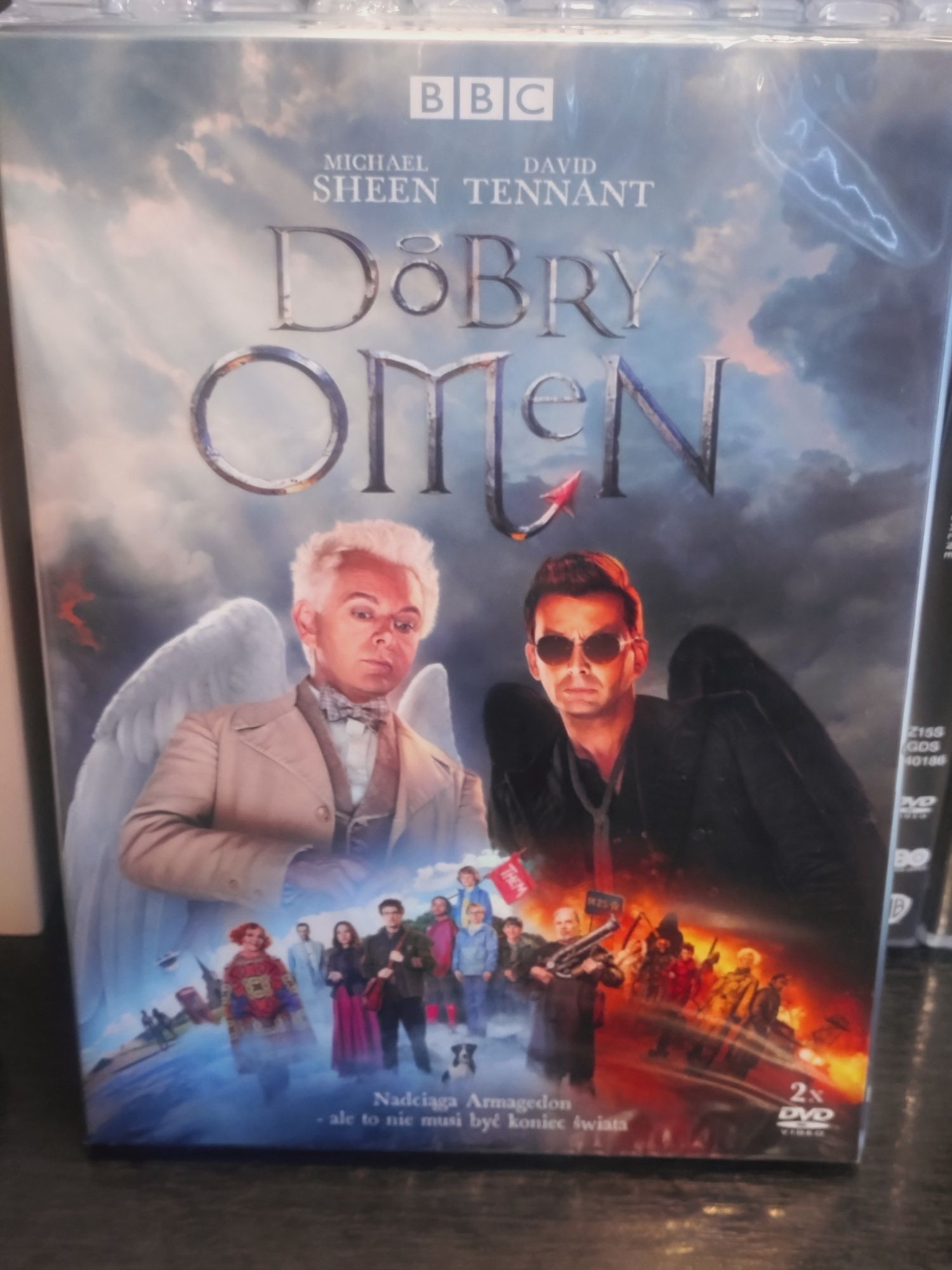 Dobry omen serial DVD nowy, folia