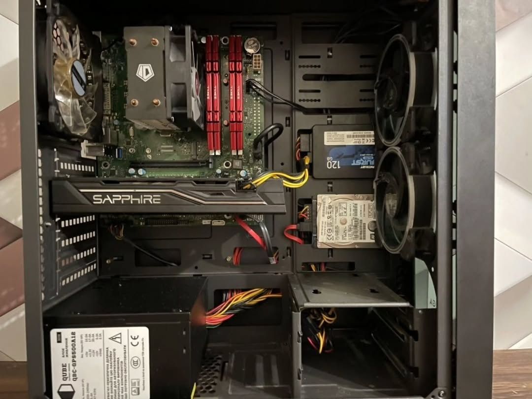 ПК Xeon E3-1225 V5/D3417-А21/16gb/RX 470 8Gb/500W/NVMe256/500Gb