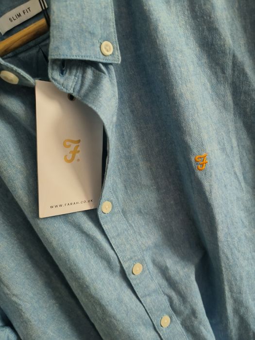 Nowa męska koszula Farah Slim Fit XXL