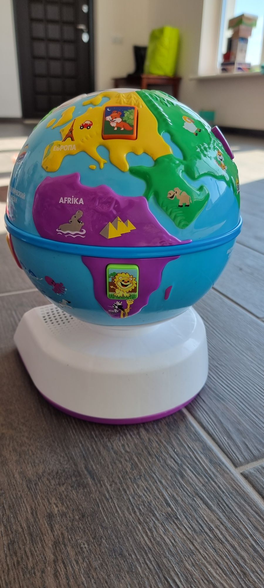 Игрушк Kiddieland и Fisher Price тачка пеппа глобус кухня мольбер