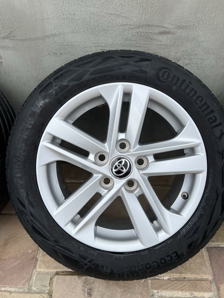 Диски Toyota Corolla Avensis шини Continental 205/55 r16
