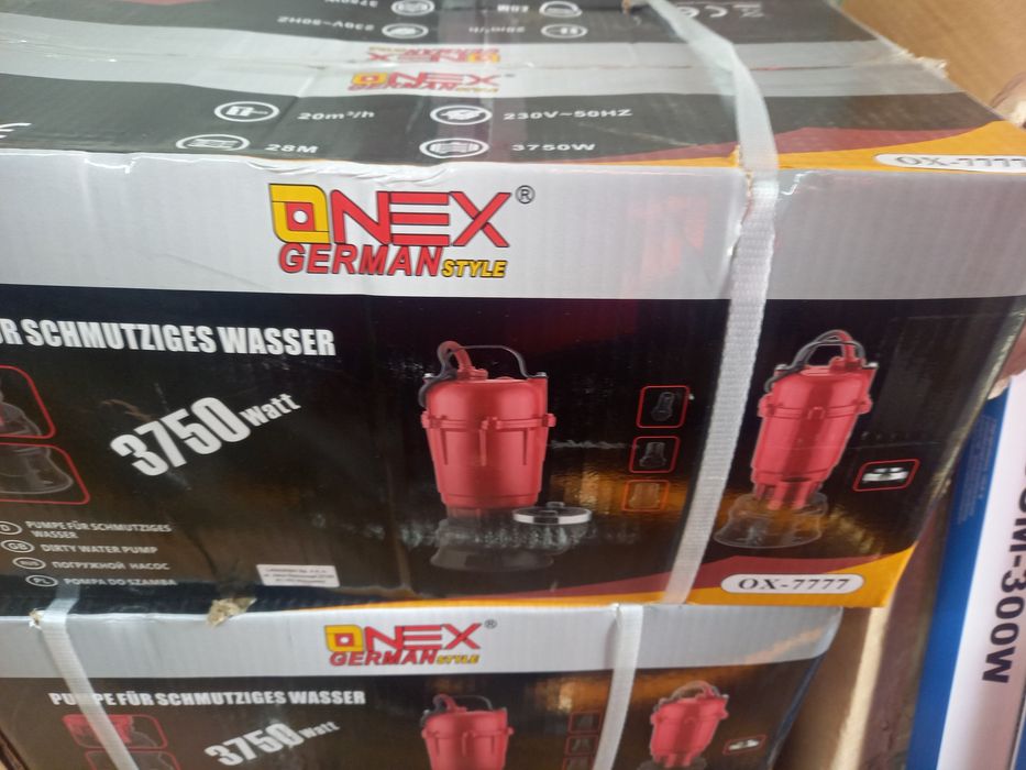 Pompa Niemiecka do szamba 3750w żeliwna najwydajniejsza termik Wyprzed