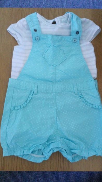 C&A,NOWE,krótkie spodenki,ogrodniczki rozm.98