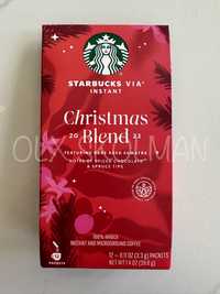 Kawa Starbucks VIA® Instant Christmas Blend - 0.11 oz,  Pack of 12