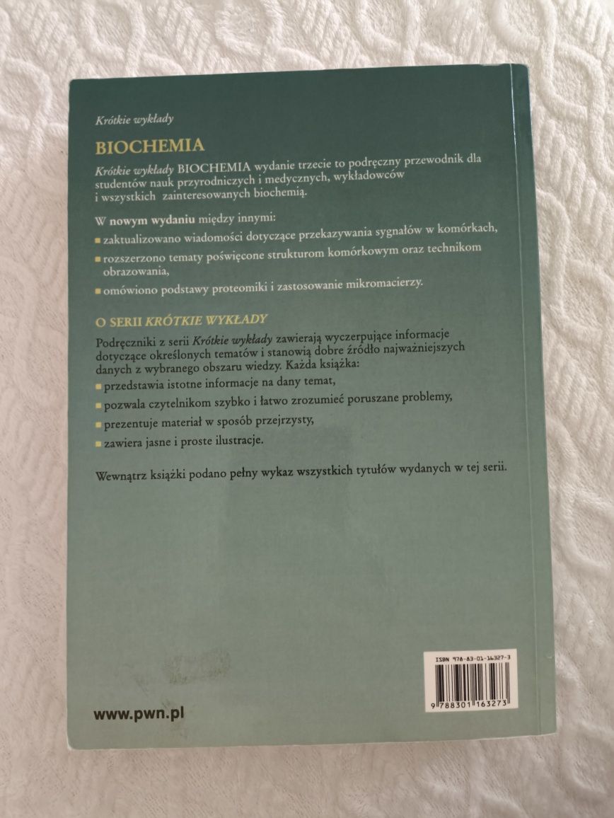 BIOCHEMIA Krótkie Wykłady  wyd. 3 D. Hames, N. Hooper