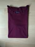 Gładki bordowy t-shirt XS Bershka