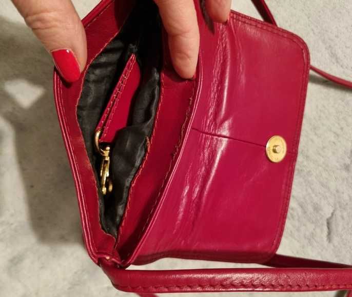 Torebka listonoszka skórzana Alpha Rear Leather 20 x16 cm