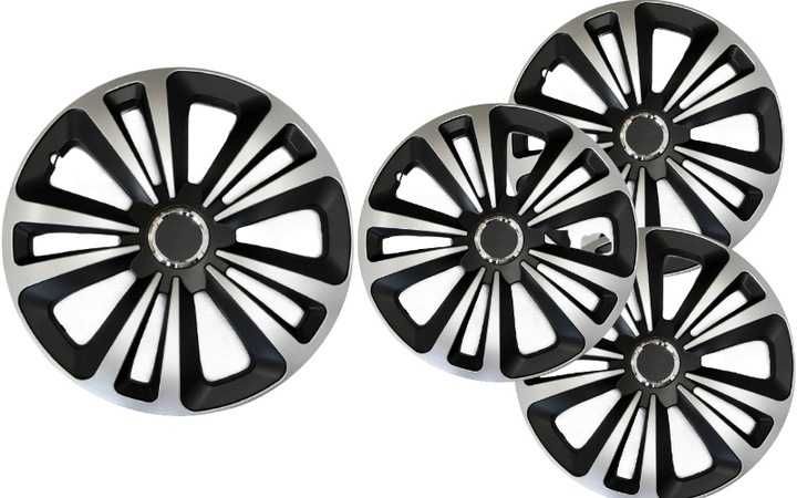 Kołpaki 15'' czarno srebrn