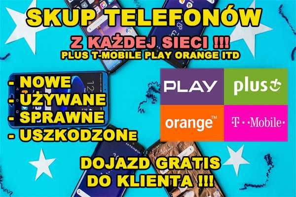 SKUP TELEFONÓW Telewizorów Laptopów Konsol Nowe Uszkodzone Zablokowane