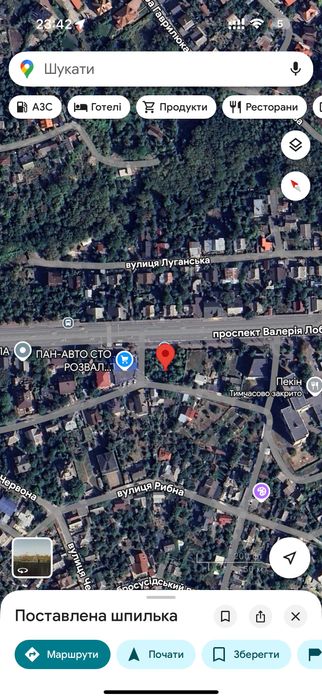 Продаж земельної ділянки фасад проспект Лобановського комерція бізнес