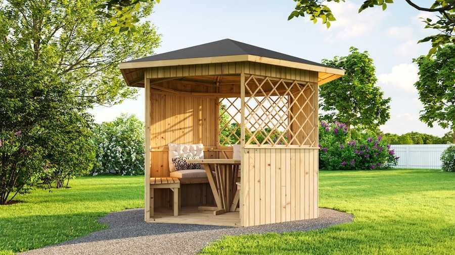 Altana ogrodowa drewniana