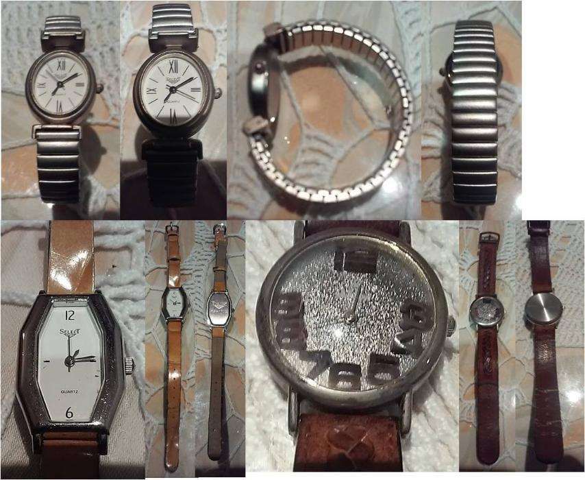 8 relógios de pulso lote promoção Swatch, Sellect...