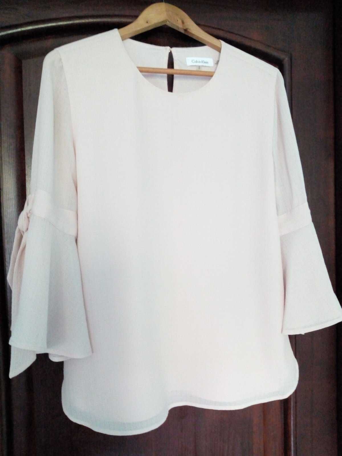 Оригінальна елегантна пудрова блузка Calvin Klein 48-50р.