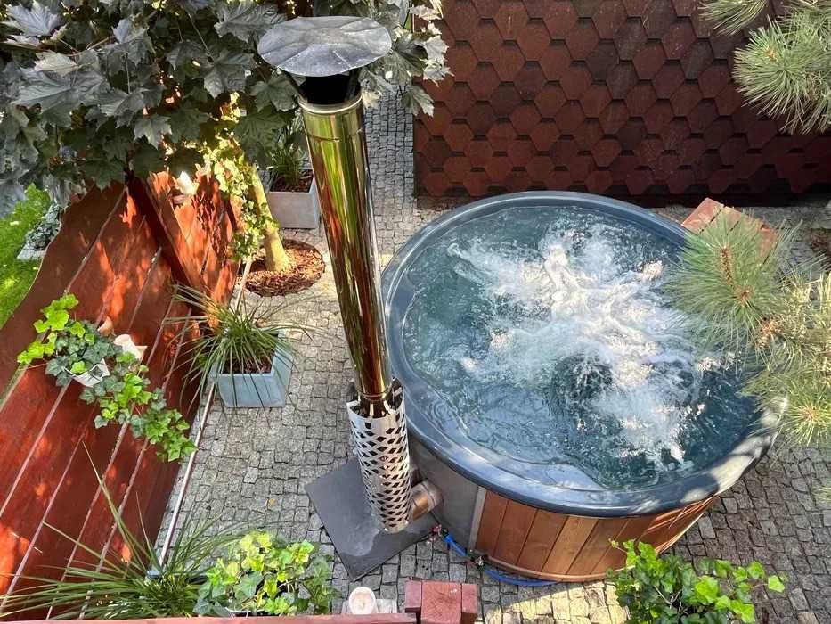 GORĄCA BANIA HOT TUB Jacuzzi Bania Balia Ogrodowa Spa Ruska Bania