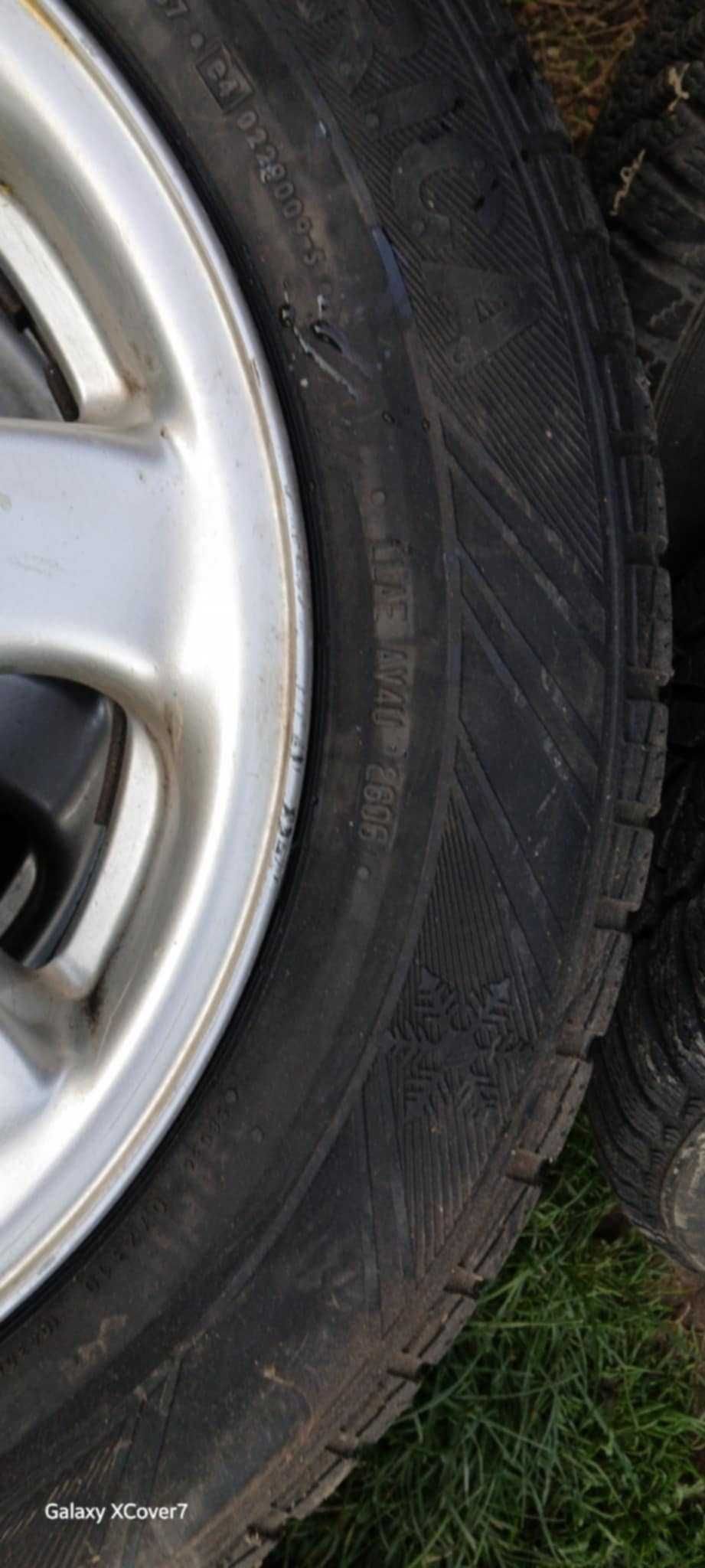 Sprzedam alufelgi koła  4x108 opony zimowe 195/65r15 z Citroena C5 I