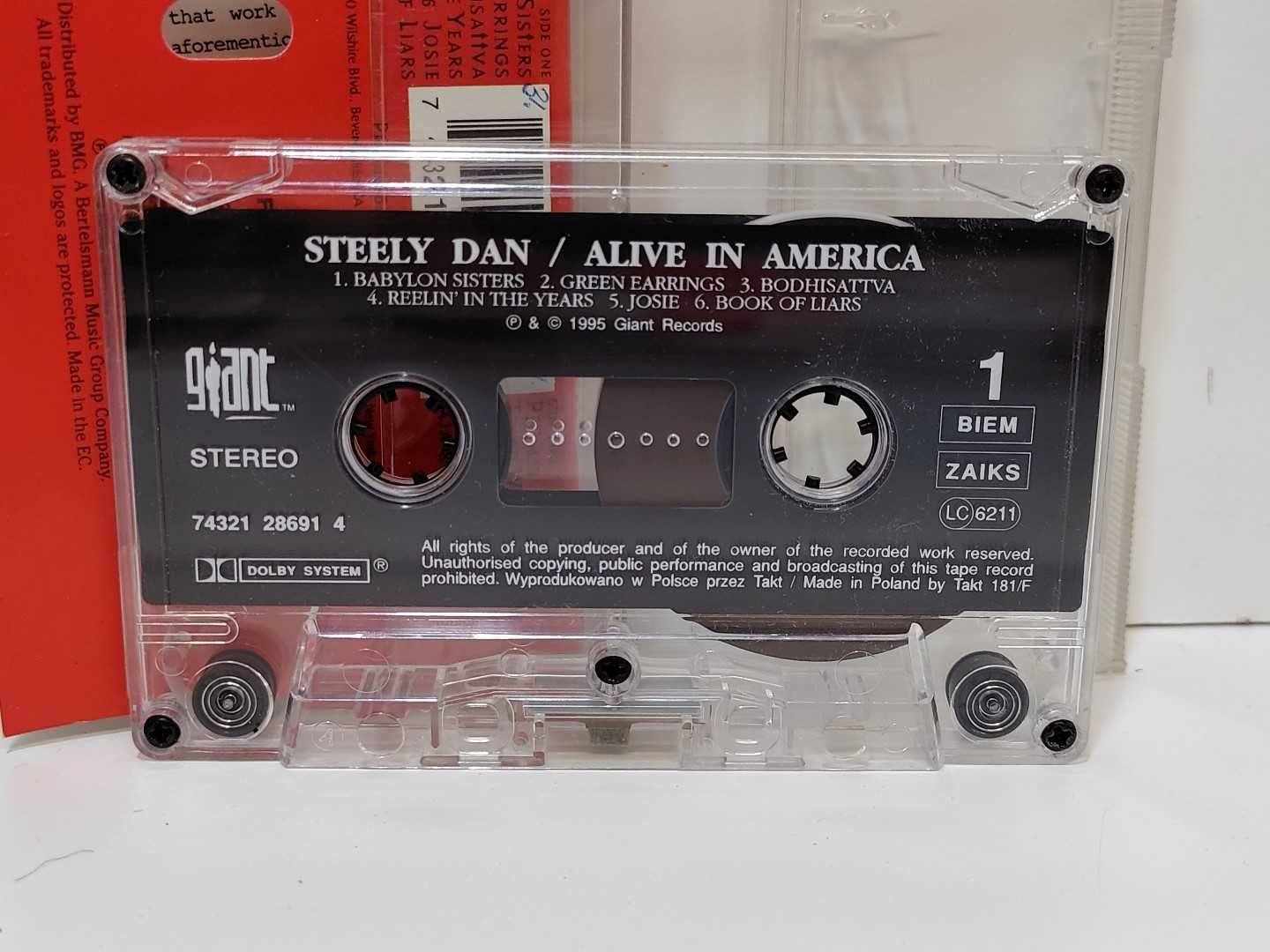 Steely Dan - Alive in America kaseta - KM133