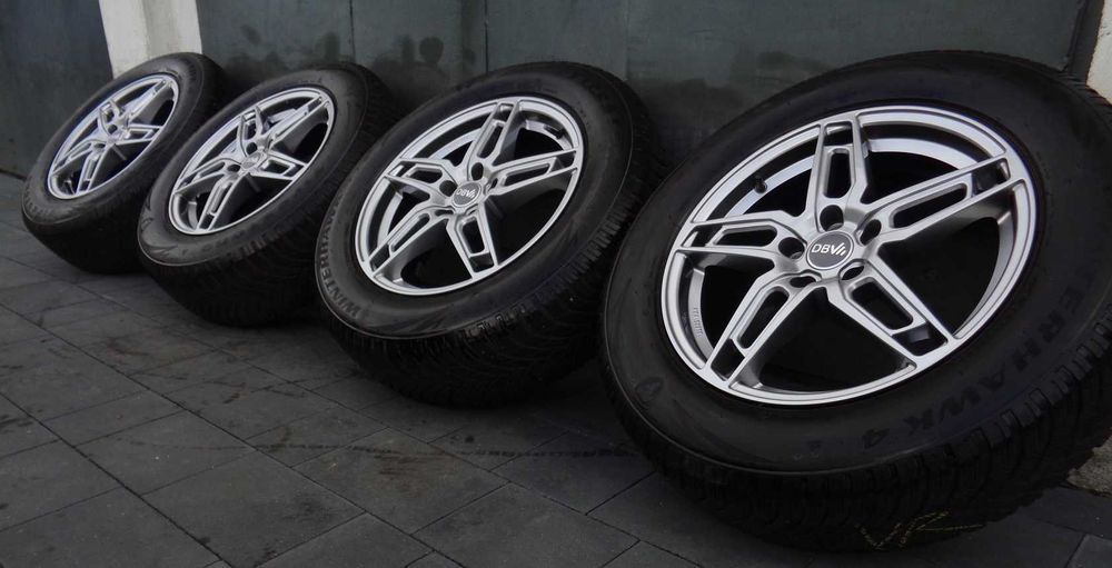 Alufelgi 17 cali 5x108 Ford, Volvo, Citroen, Opel, opony zimowe 6,8mm
