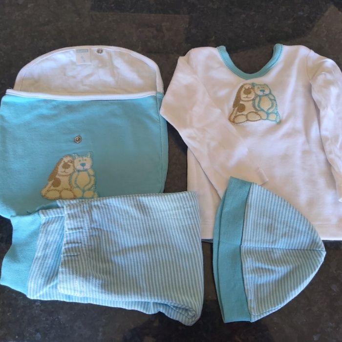Conjunto menino T. 6/9 meses