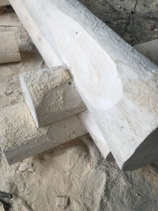 Будинки зі зрубу, дикий зруб