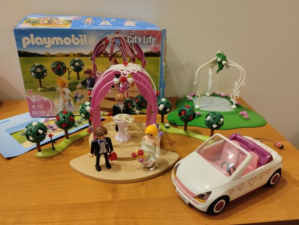 Playmobil 9229 ślub para młoda samochód duży zestaw