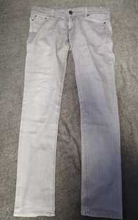 Szare spodnie jeansowe Zara Woman rozmiar 40 L