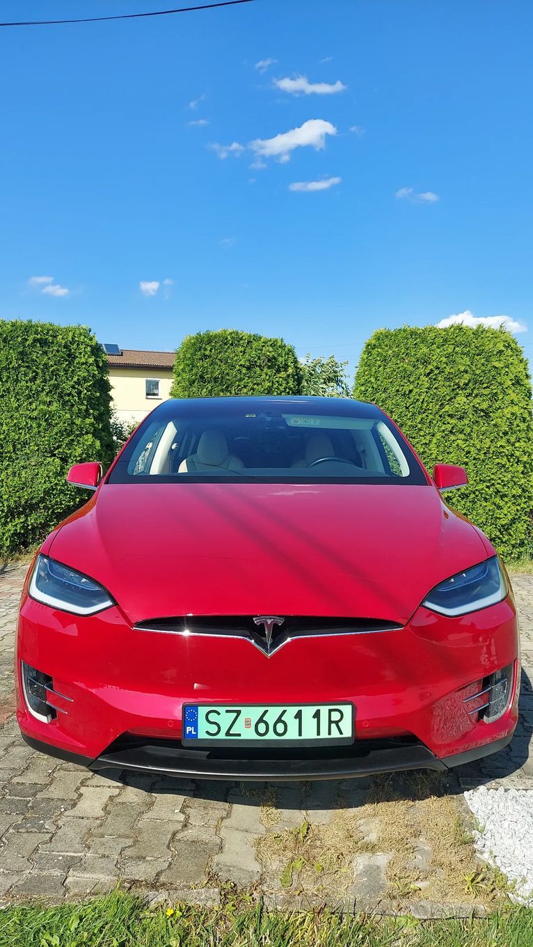 Tesla Model X DOŻYWOTNIE DARMOWE ładowanie na pojazd X90D, CCS, Europa Po serwisie !