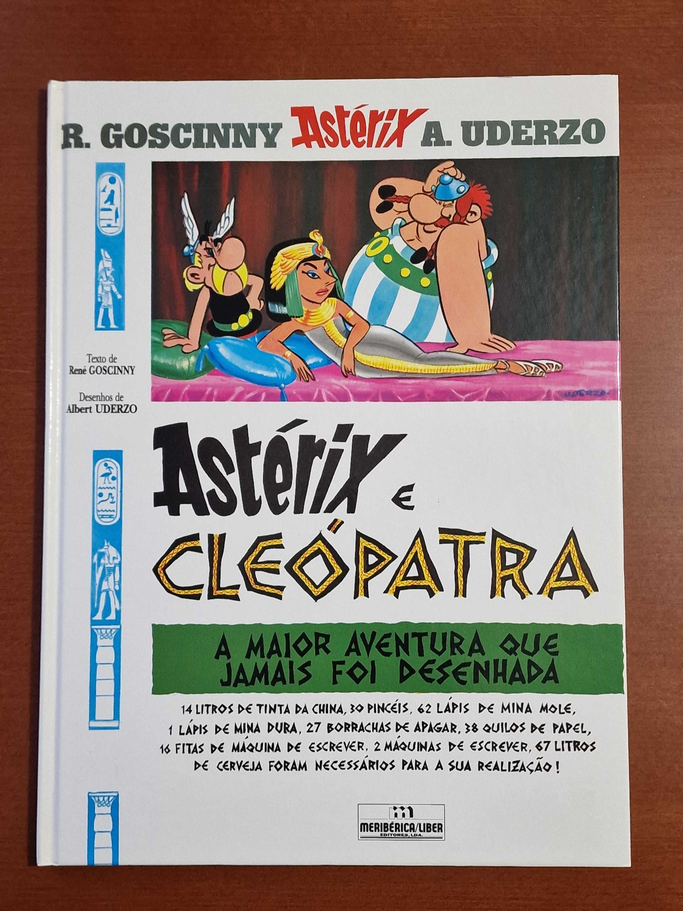 Livro Banda Desenhada - Asterix e Cleópatra