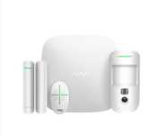Zestaw alarmowy bezprzewodowy Ajax StaterKit Cam Plus HDR White z WiFi
