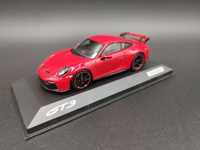 1:43 Minichamps Porsche 911(992) GT3 Red model limit 2021 sztuk