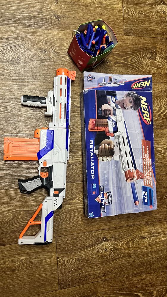 Nerf retaliator бластер трансформер