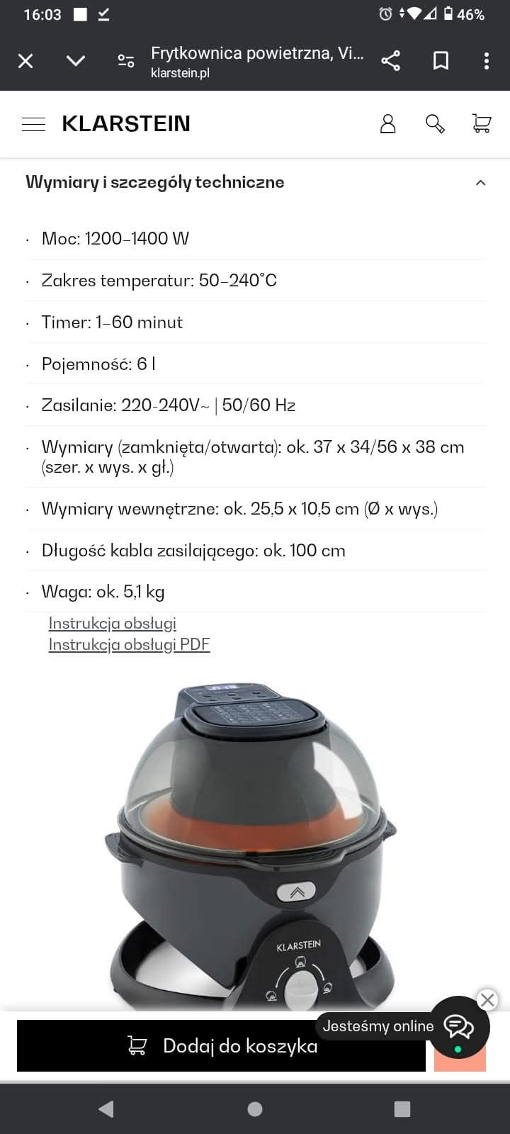 Frytkownica i nie tylko na gorące powietrze.