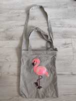 Torba materiałowa flamingi