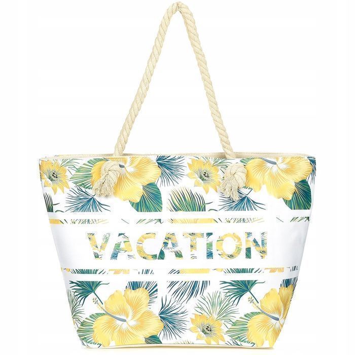 Duża torba plażowa torebka summer na lato pojemna