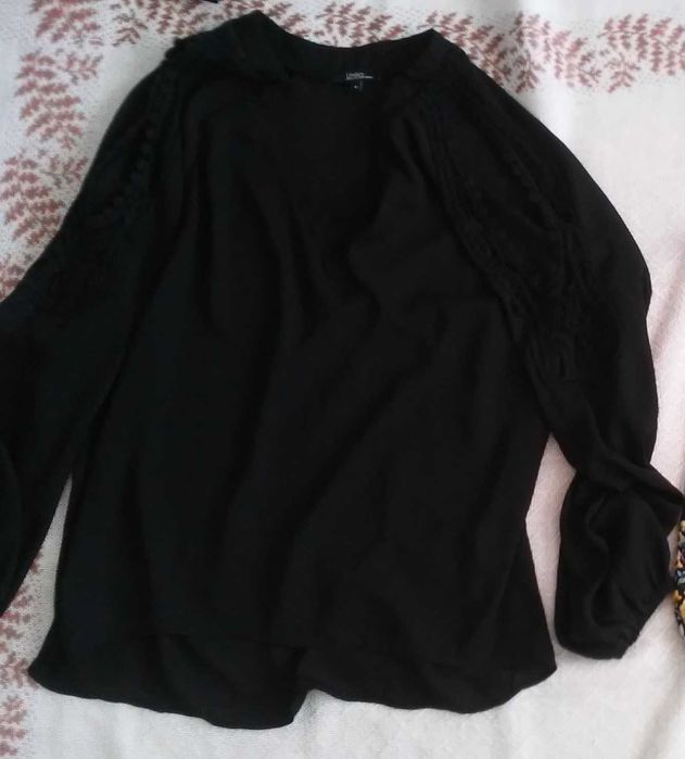 bluzka, odkryte ramiona UNIKA Paris roz. S WYMIARY!