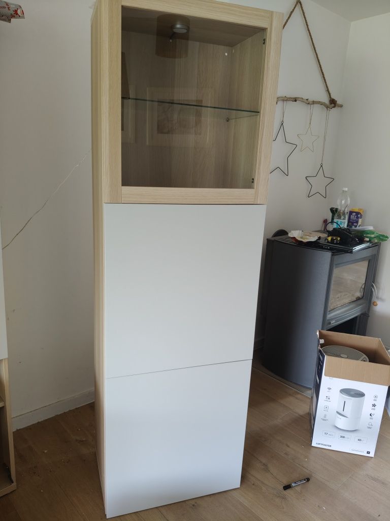 Witryna, szafa, regał, IKEA Besta, stan idealny