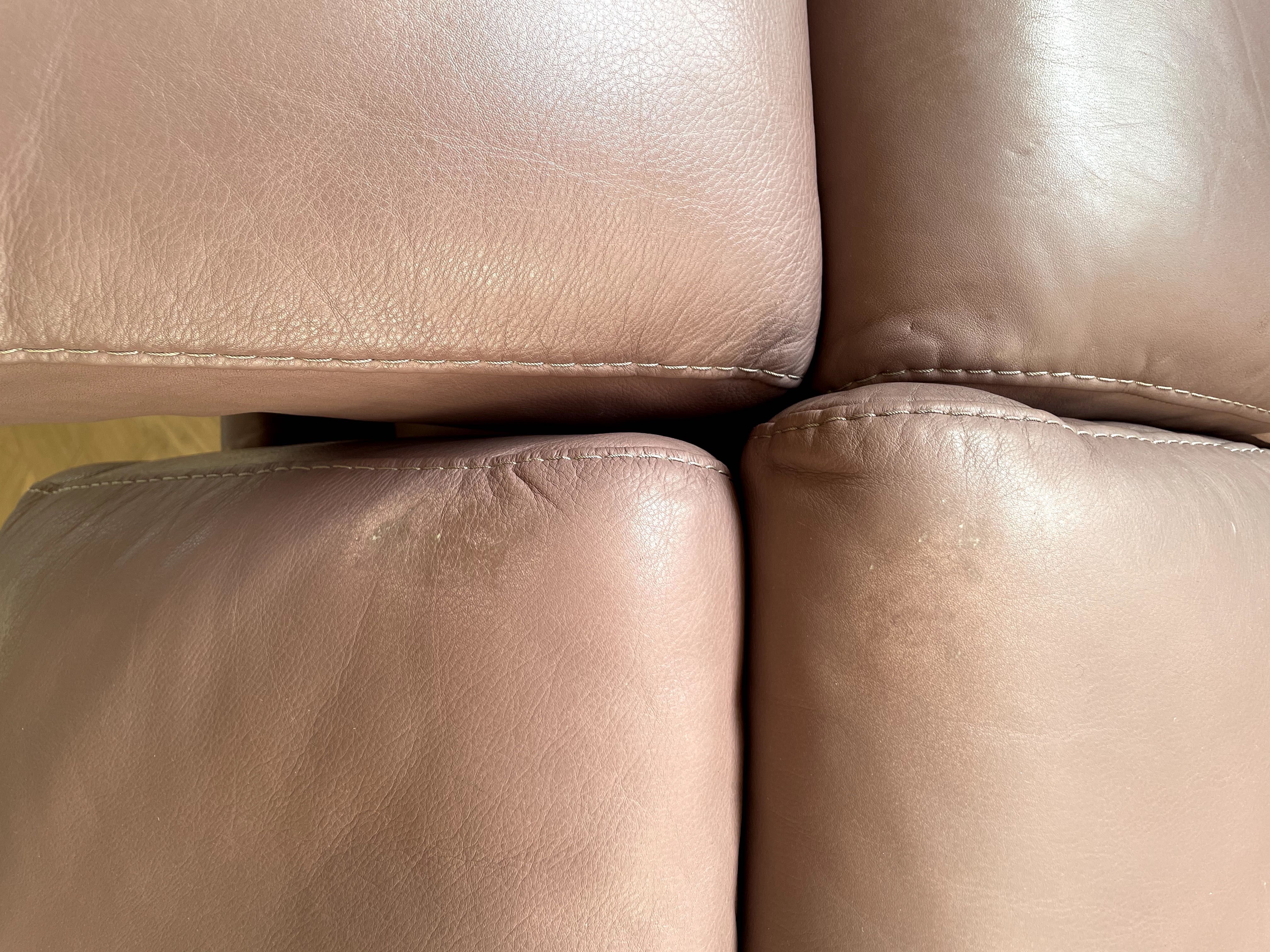 Ekskluzywna skórzana sofa włoska Natuzzi Fidelio okazja