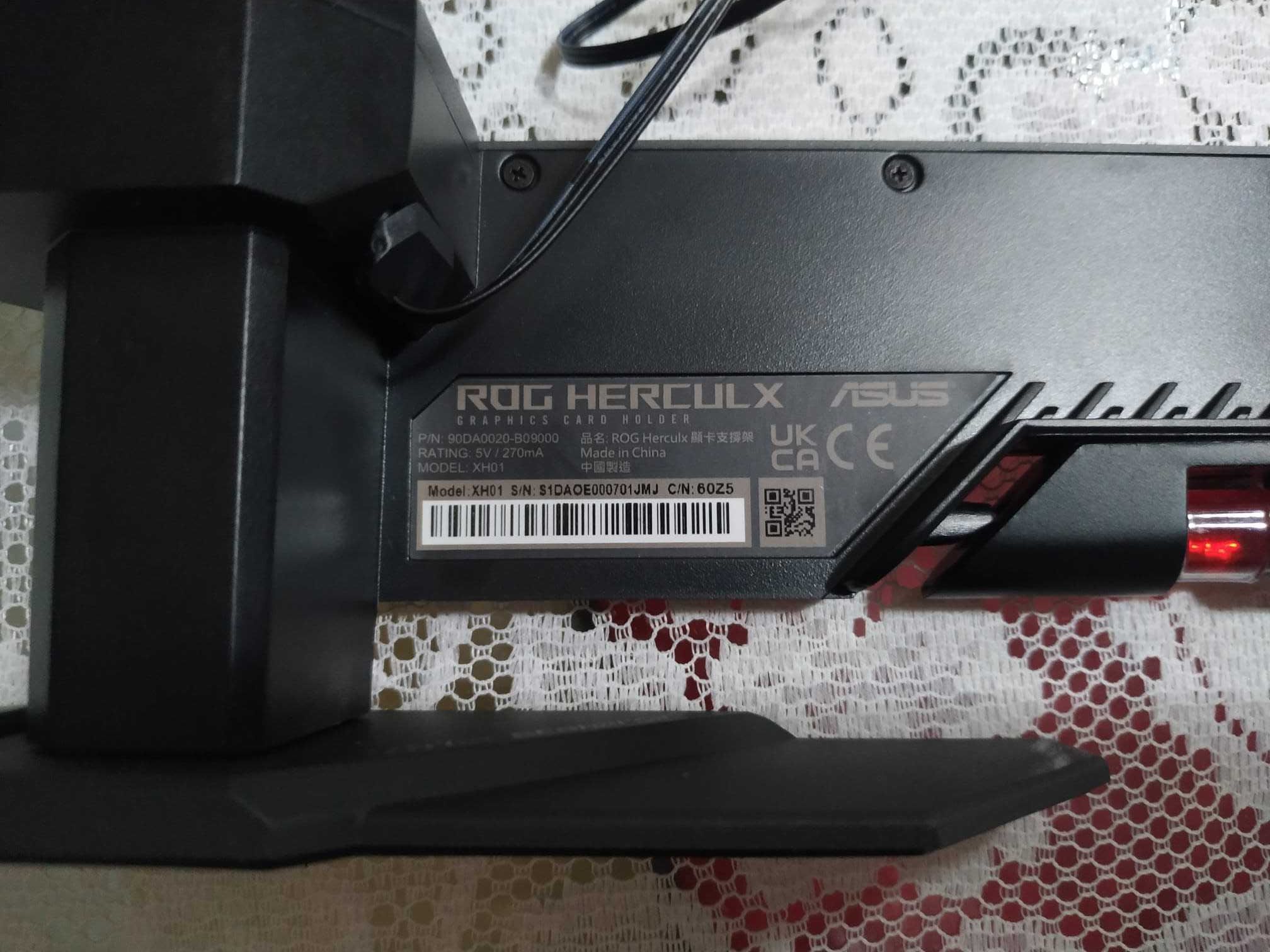 ASUS ROG Strix Herculx — suporte GPU, como novo, c/ garantia
