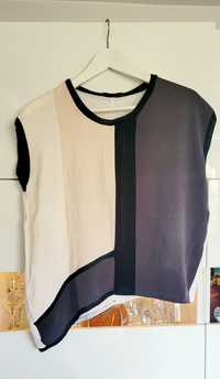 Asymetryczna bluzka Zara S