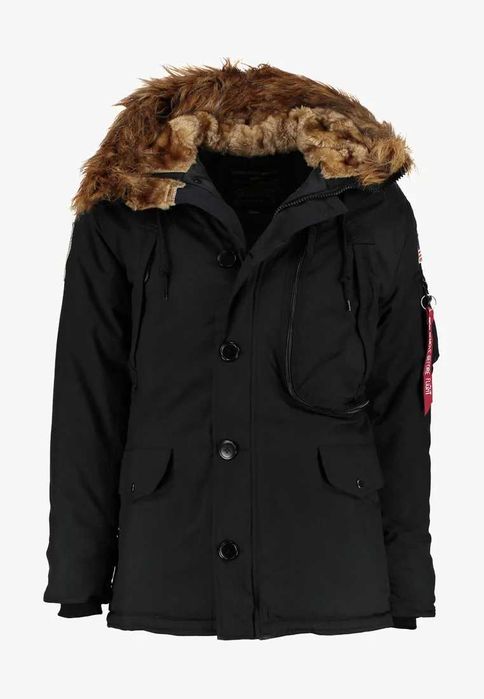 Nowa kurtka zimowa parka Alpha Industries Polar Jackett black rozm XL
