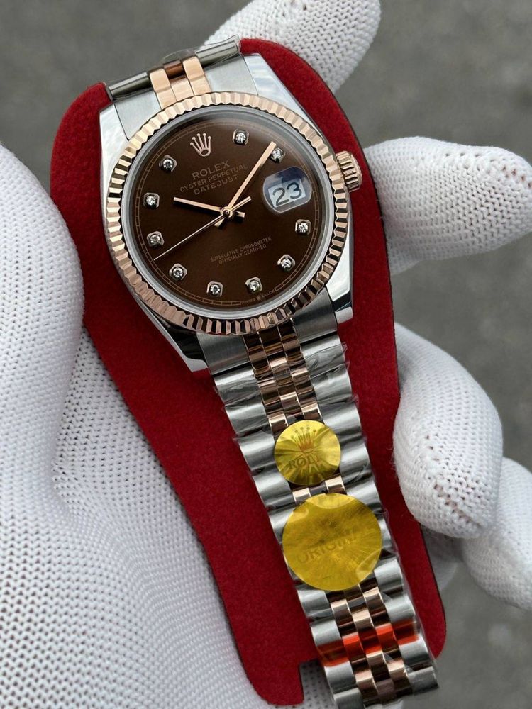 Женские механические часы Datejust Chocolate Diamond 36 mm- Lady