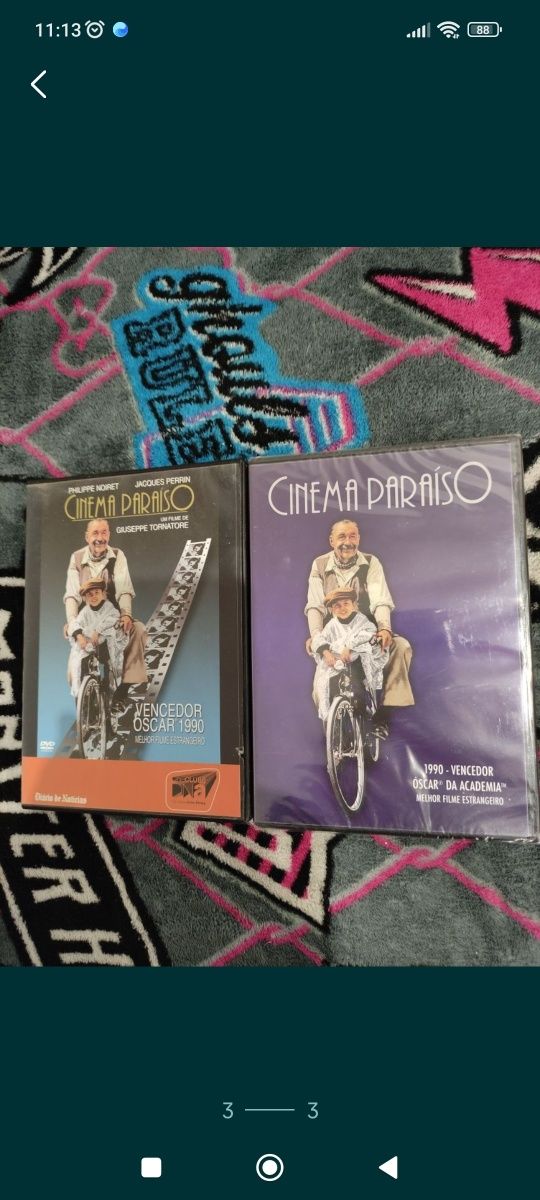 Filmes DVD,Cinema Paraíso e Vida é Bela